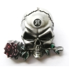 Czaszka z różą skull klamra 3D (id: 2384)